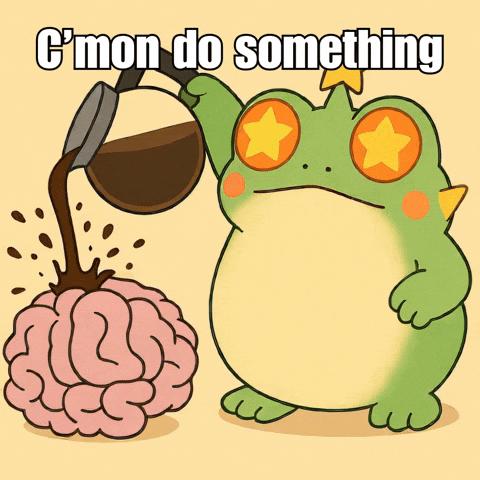 Meh Coffee Time GIF by Tamitos