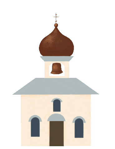 ancientfaithkids giphyupload church faith bell Sticker