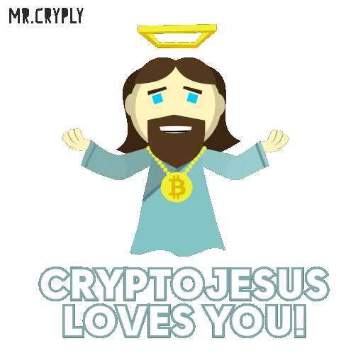 Jesus Preach Sticker by Mr.Cryply