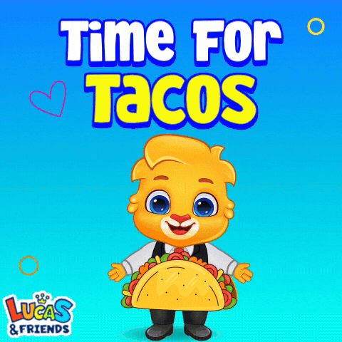 Hungry Mexican Food GIF by Lucas and Friends by RV AppStudios