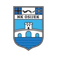 bijelo plavi grad na dravi Sticker by NK Osijek