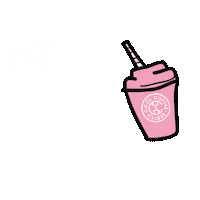 Pink Coffee Sticker by Olbali