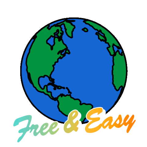 One Love World Sticker by Free & Easy