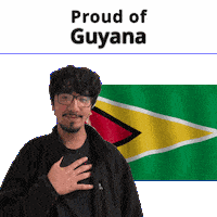 Guyana Gy Sticker