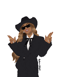 Beyonce Actii Sticker by dame design