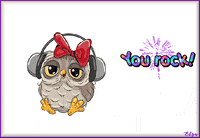 Animated Card You Rock GIF