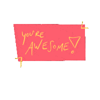 Awesome Day Sticker by Matt Tolbert
