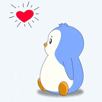 Flowers Love GIF by Pudgy Penguins