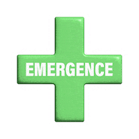 Cross Emergency Sticker by LS528