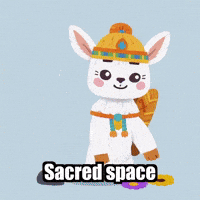 Sacred Space Peace GIF by Llamaozi