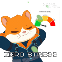 Relaxed Mental Health Sticker by Hamieverse