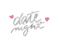 willisturingan date calligraphy handwritten date night Sticker