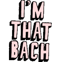 Sticker by BACH