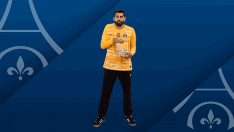 Pop Corn Eating GIF by Paris Saint-Germain Handball