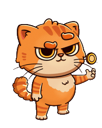 portoriga cat crypto coin portoriga Sticker