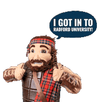 Highlanders Radforduniversity Sticker by RadfordU