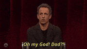 embarrassed seth meyers GIF by Saturday Night Live