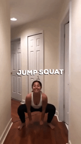 kailarosevarano giphygifmaker exercise jump squat GIF