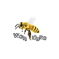 Bees Squeeze Sticker by El Nahl