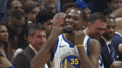 Golden State Warriors Smile GIF by NBA