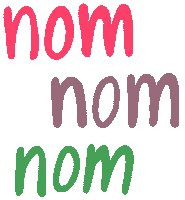 Food Nom Sticker by LittlefieldGIF
