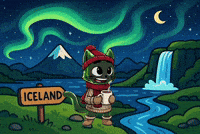 Stars Iceland GIF by Hero Galaxy NFT