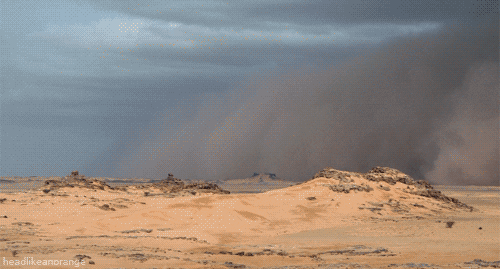 landscape sandstorm GIF by Head Like an Orange