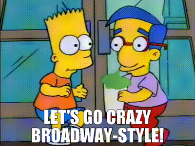 The Simpsons Broadway GIF by Chris Cimino