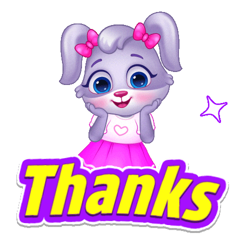 Thank U Love Sticker by Lucas and Friends by RV AppStudios