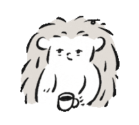 Tired Coffee Sticker