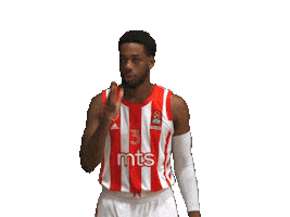 On Fire Basketball Sticker by BC Crvena zvezda