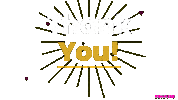 Thank You Very Much Sticker by bonuz