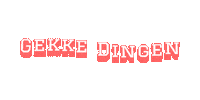 Gekke Dingen Sticker