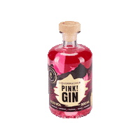 Pink Gin Sticker by liquormacher
