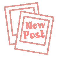 echoluxe new pink post newpost Sticker