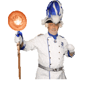 BlaueFunkenKoeln dance party blue cook Sticker