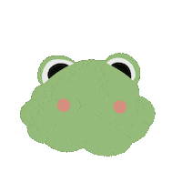 noforb frog frog hat noforb as a friend Sticker