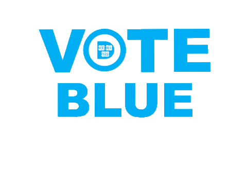 Vote Democrat Sticker by Harvard College Democrats