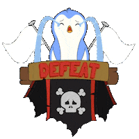 We Lost Pain Sticker by Pudgy Penguins