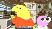 Yelling The Boss GIF by Adult Swim
