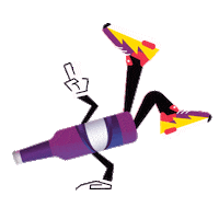 Dance Hiphop Sticker by Bacardi2020