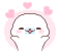 Pixel Love Sticker