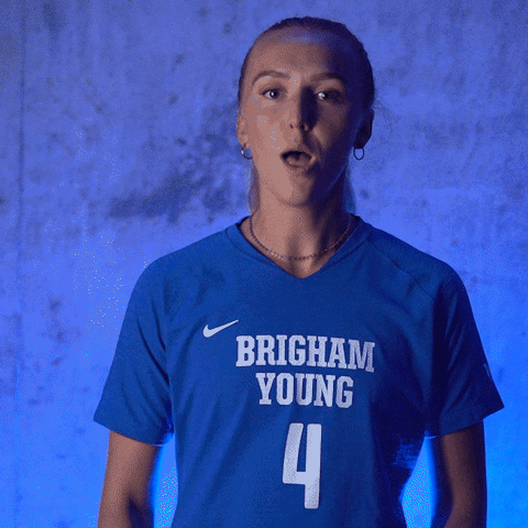 Womens Soccer Sport GIF by BYU Cougars