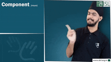 Sign Language Component GIF by ISL Connect