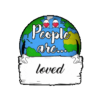 PeopleAre earth loved erde peopleare Sticker