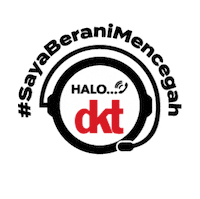HaloDKT abc safe condom aman Sticker
