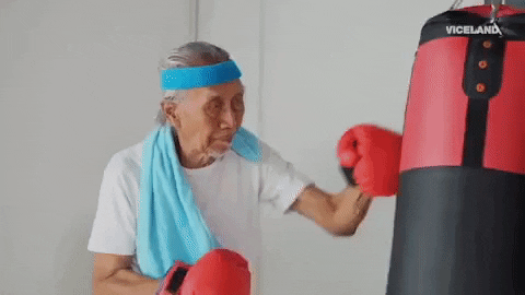 Boxing Boomer GIF by MOST EXPENSIVEST