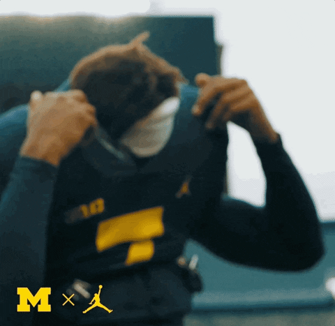 Go Blue College Football GIF by Michigan Athletics