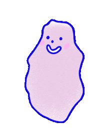 Nervous Pink Sticker by Nastia Cistakova