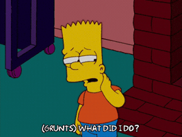Confused Episode 4 GIF by The Simpsons